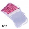 100 SACHET PLASTIQUE FERMETURE PRESSION 13X19
