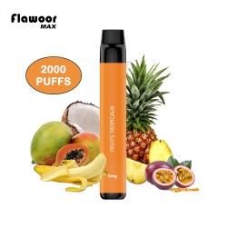 FRUITS TROPICAUX 2000 Puffs - FLAWOOR MAX