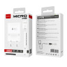 Chargeur Secteur USB + Câble Micro USB - D-POWER