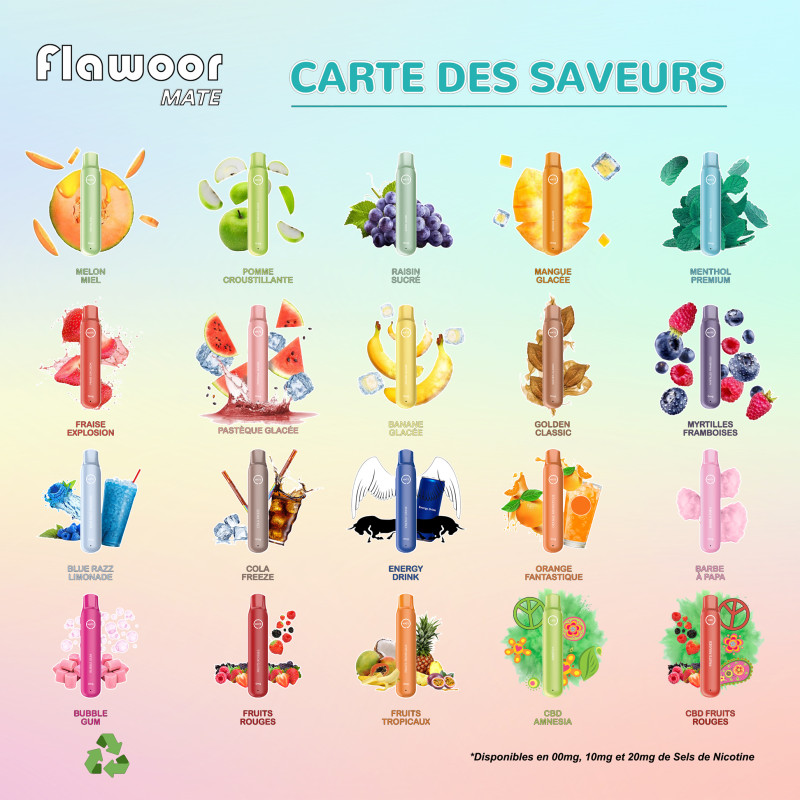 CARTE des SAVEURS V3 - FLAWOOR Mate