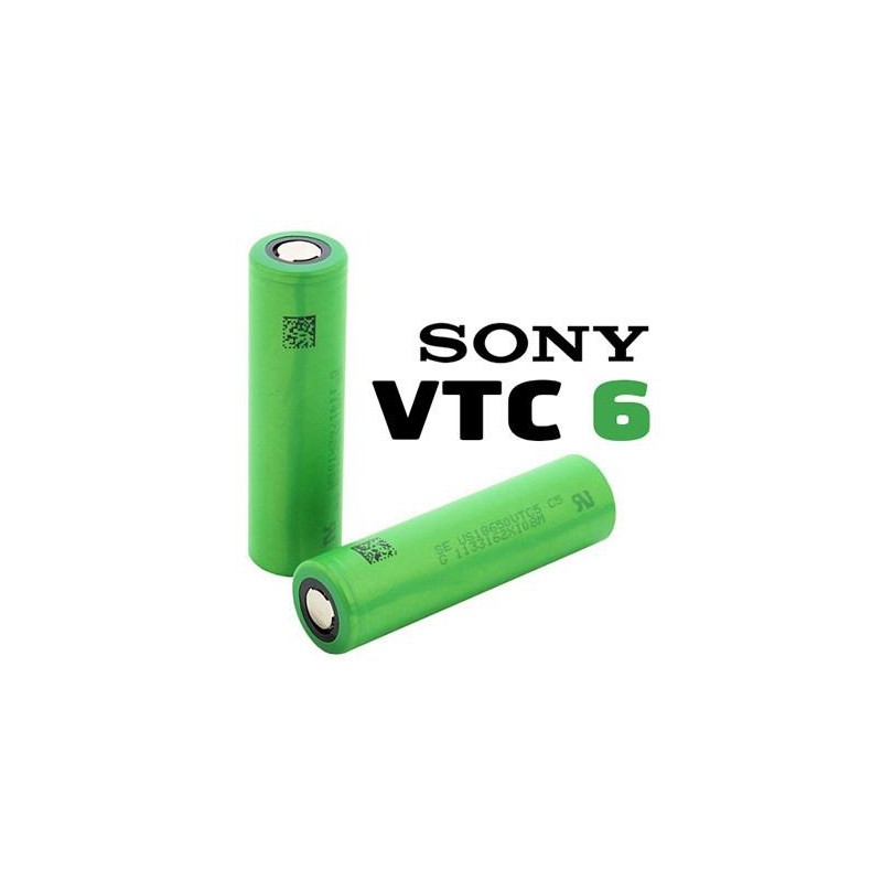 SONY 18650 VTC6 3000mAh 30A X 2