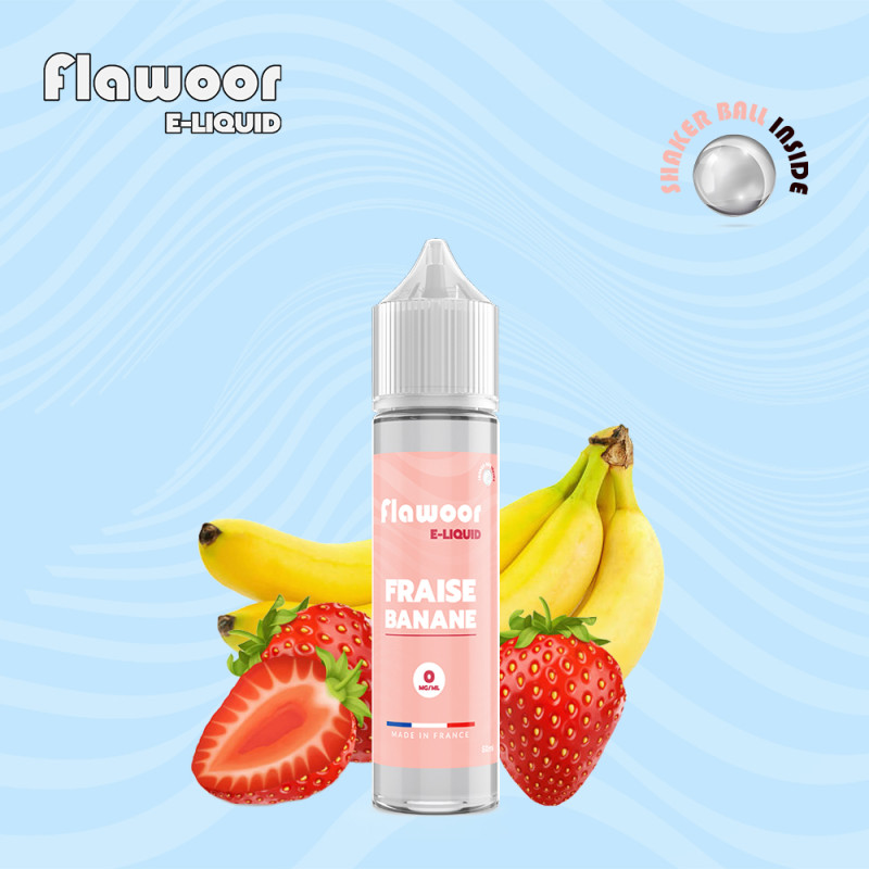 Fraise Banane 50ML - FLAWOOR E-LIQUID