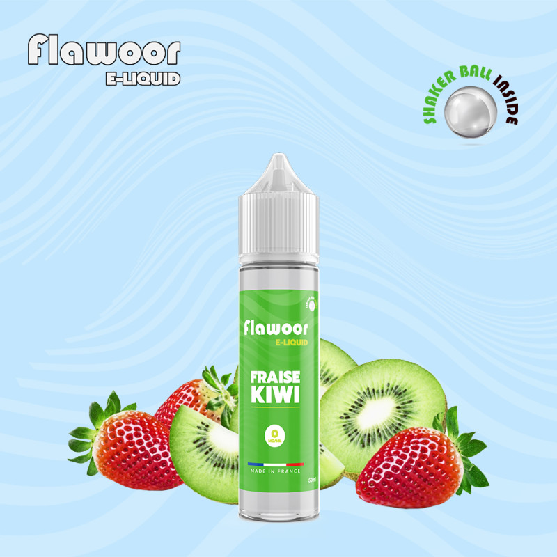 Fraise Kiwi 50ML - FLAWOOR E-LIQUID