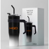 Mug Isotherme Paille et Poignée 1.2L - HQD