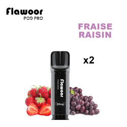 Cartouche Fraise Raisin / 2PCS - FLAWOOR POD PRO