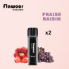 Cartouche Fraise Raisin / 2PCS - FLAWOOR POD PRO