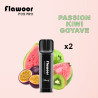 Cartouche Passion Kiwi Goyave / 2PCS - FLAWOOR POD PRO