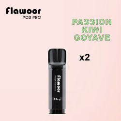 Cartouche Passion Kiwi Goyave / 2PCS - FLAWOOR POD PRO