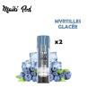 Cartouche Myrtille Glacée / 2PCS - MAIKI POD