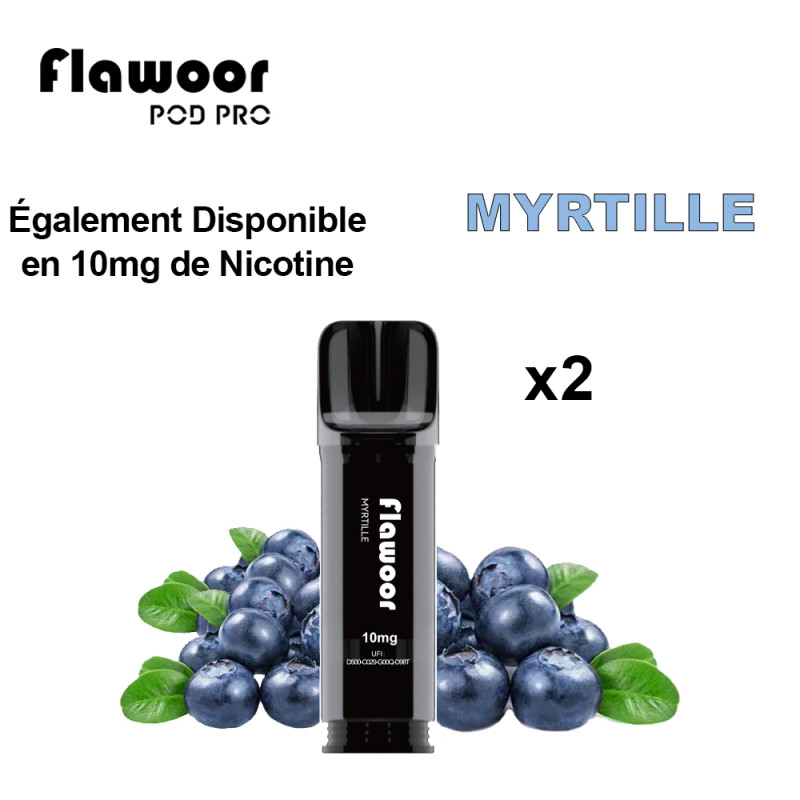 Cartouche Myrtille / 2PCS - FLAWOOR POD PRO