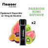 Cartouche Passion Kiwi Goyave / 2PCS - FLAWOOR POD PRO