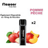 Cartouche Pomme Pêche / 2PCS FLAWOOR POD PRO