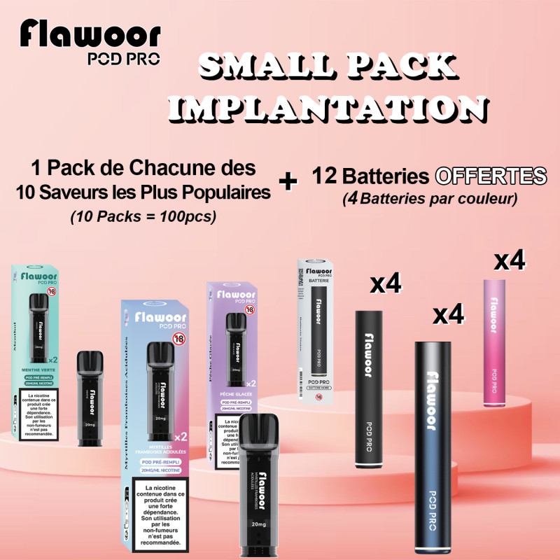 SMALL PACK IMPLANTATION - FLAWOOR POD PRO