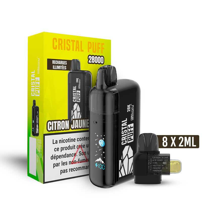 CITRON & JAUNE - CRISTAL PUFF 28K