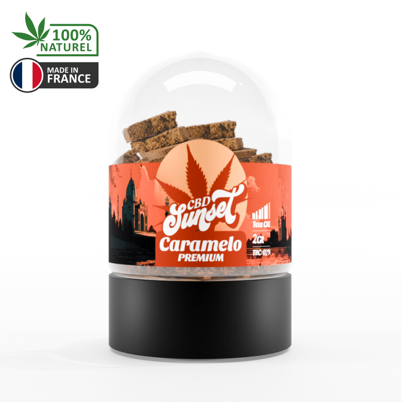 Résine Caramelo 2G - SUNSET CBD HEMPLAB