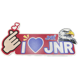 Pancarte "I love JNR"- JNR