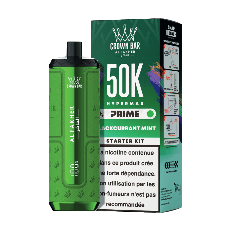 Blackcurrant Mint 50K - Hyper Max Prime AL FAKHER