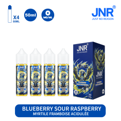 Blueberry Sour Raspberry 50ML - E-LIQUIDE JNR distribué par LEMOTION - Boîte de regroupement