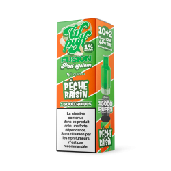 Cartouche Peche Raisin - 15K WPUFF FUSION