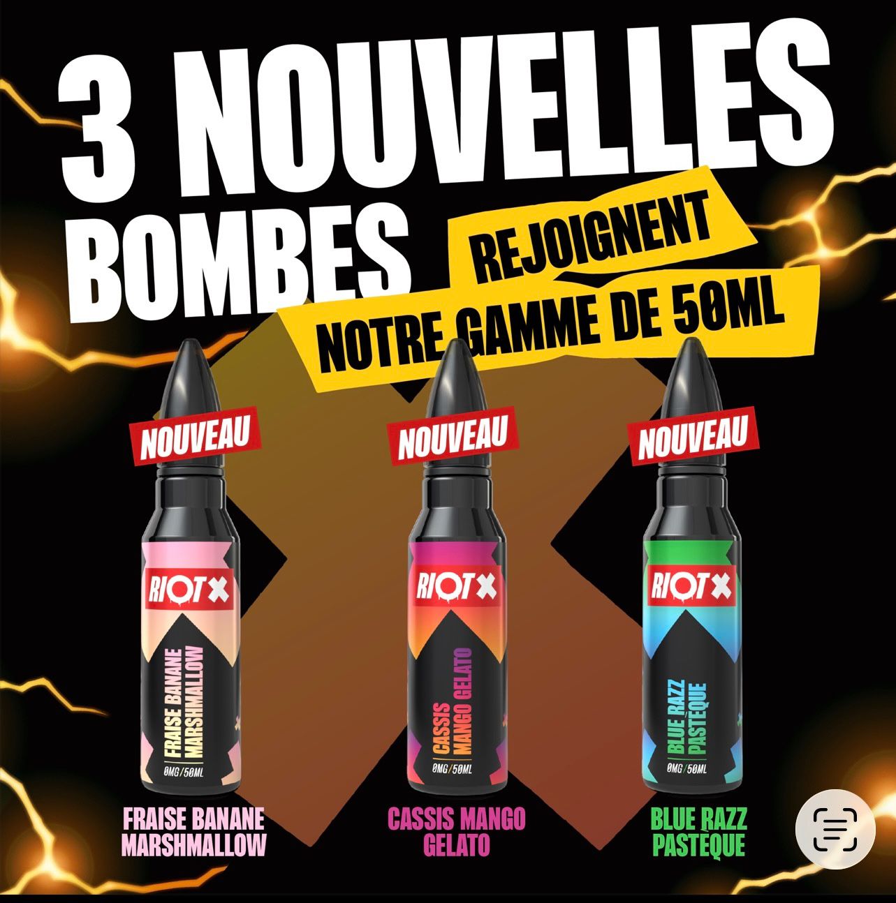 3 Nouvelles saveurs